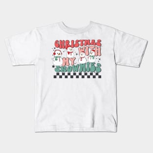 christmas with my snowmies Kids T-Shirt